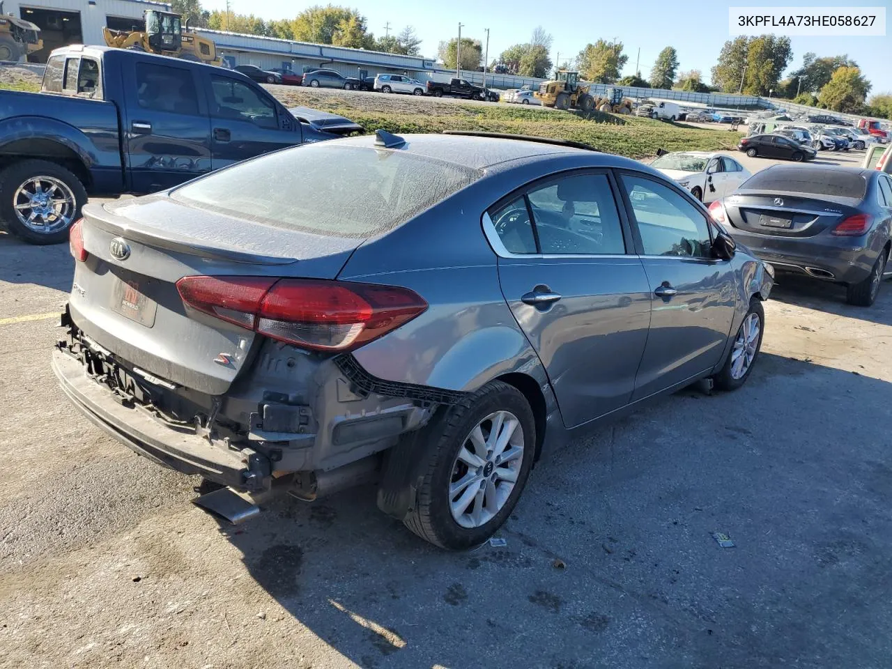 2017 Kia Forte Lx VIN: 3KPFL4A73HE058627 Lot: 76024864