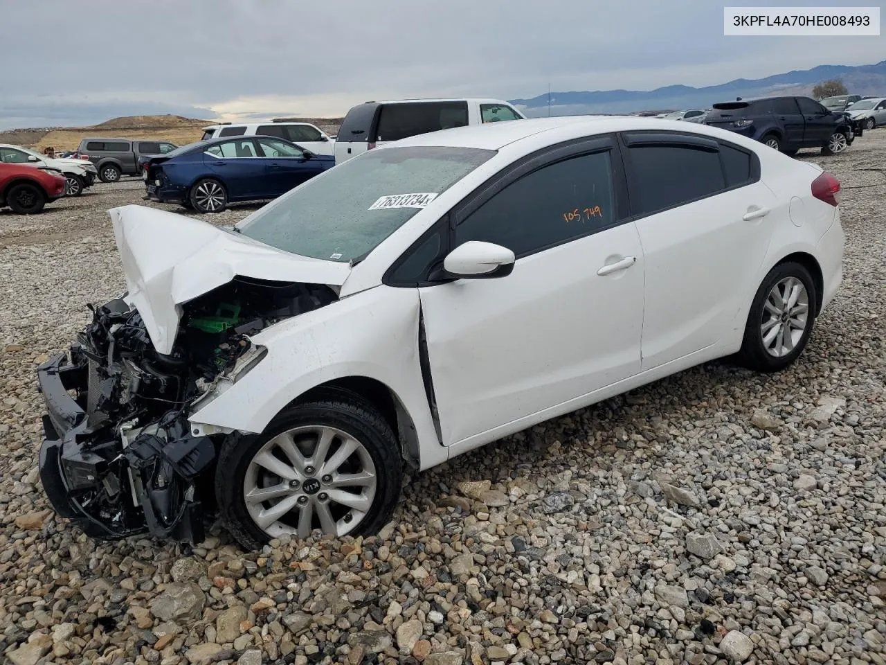 2017 Kia Forte Lx VIN: 3KPFL4A70HE008493 Lot: 76313734