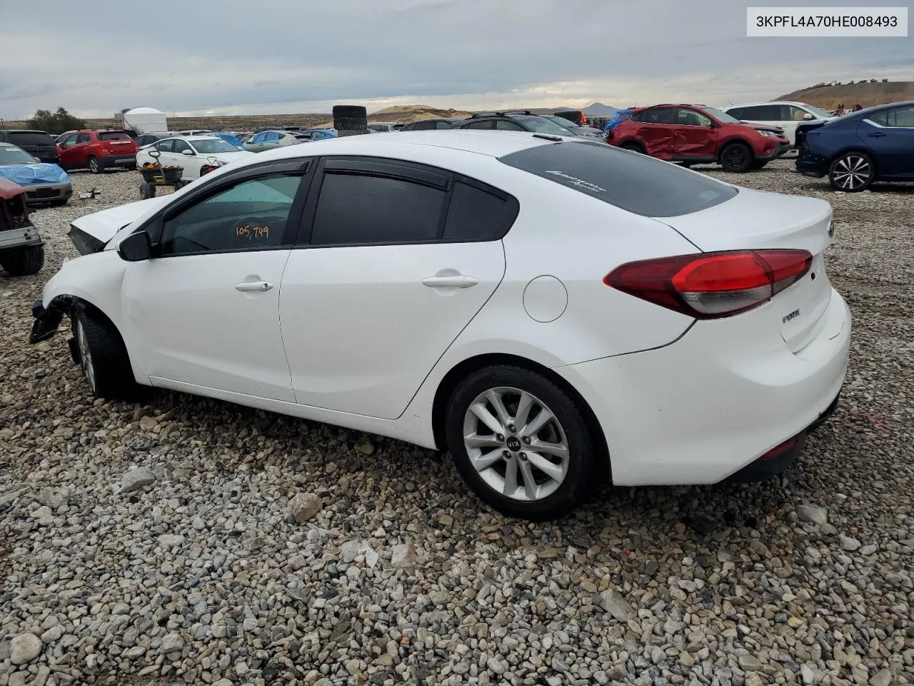 2017 Kia Forte Lx VIN: 3KPFL4A70HE008493 Lot: 76313734