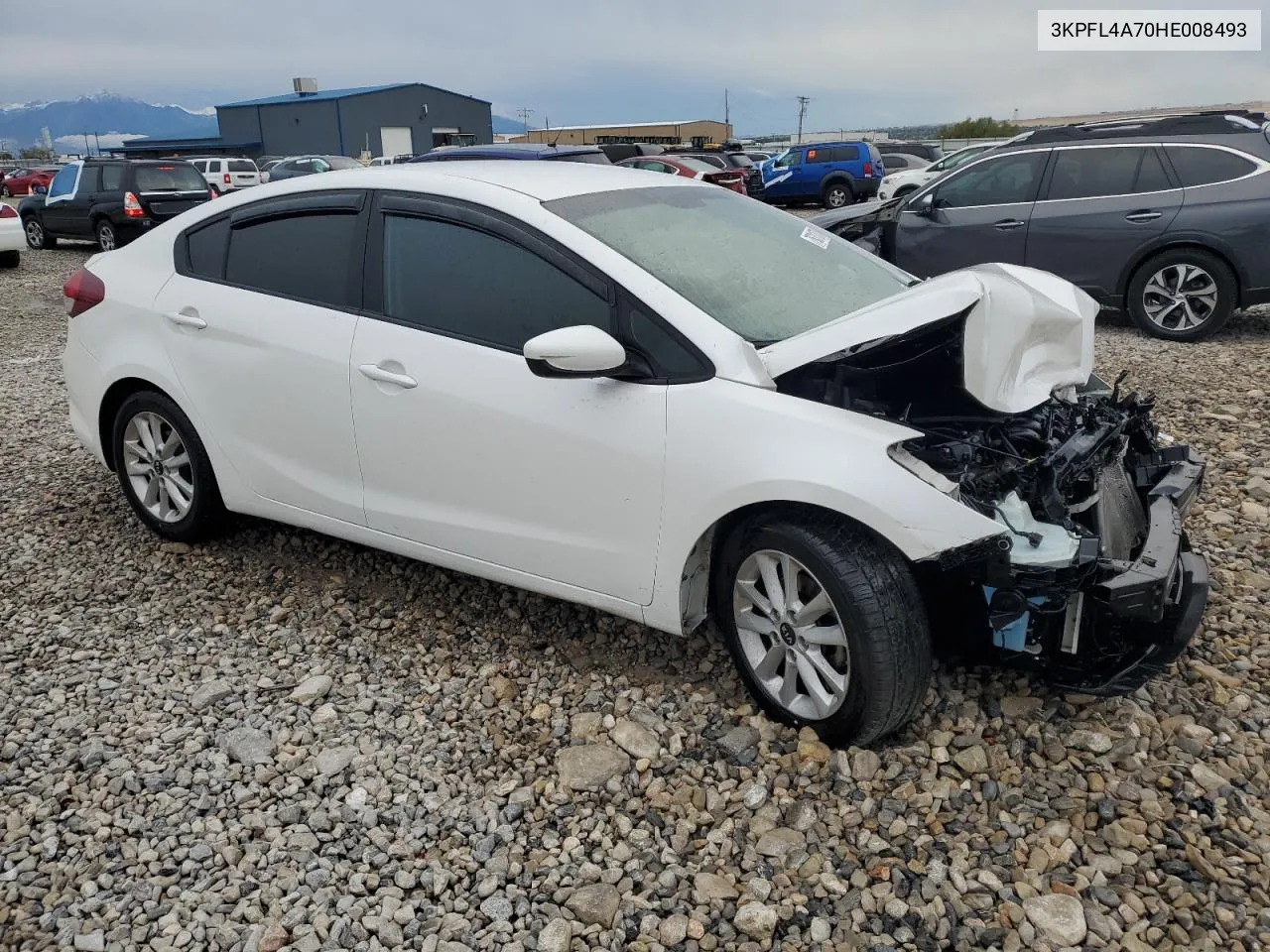 2017 Kia Forte Lx VIN: 3KPFL4A70HE008493 Lot: 76313734