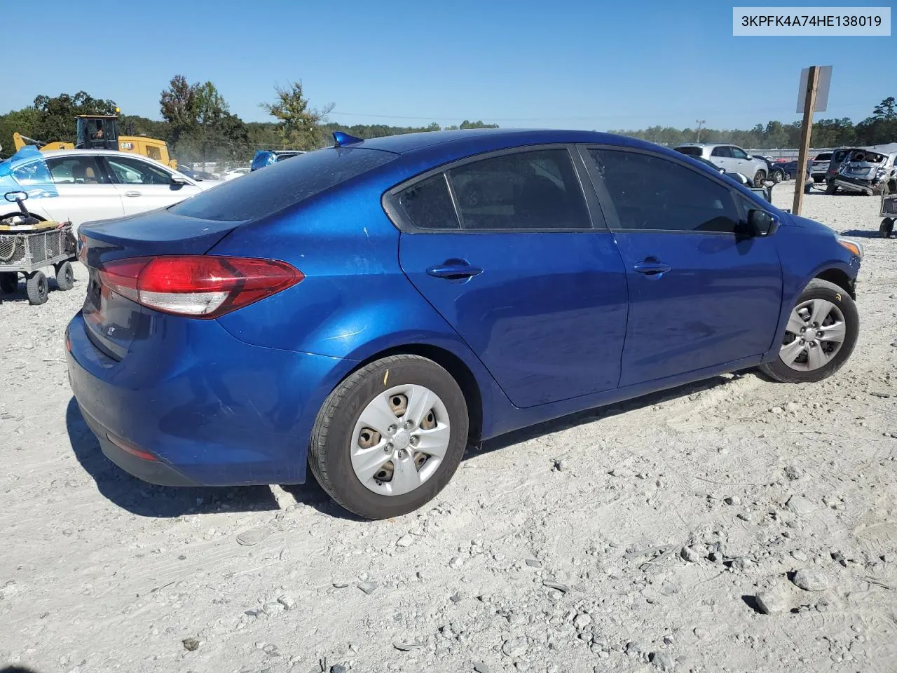 2017 Kia Forte Lx VIN: 3KPFK4A74HE138019 Lot: 76416214