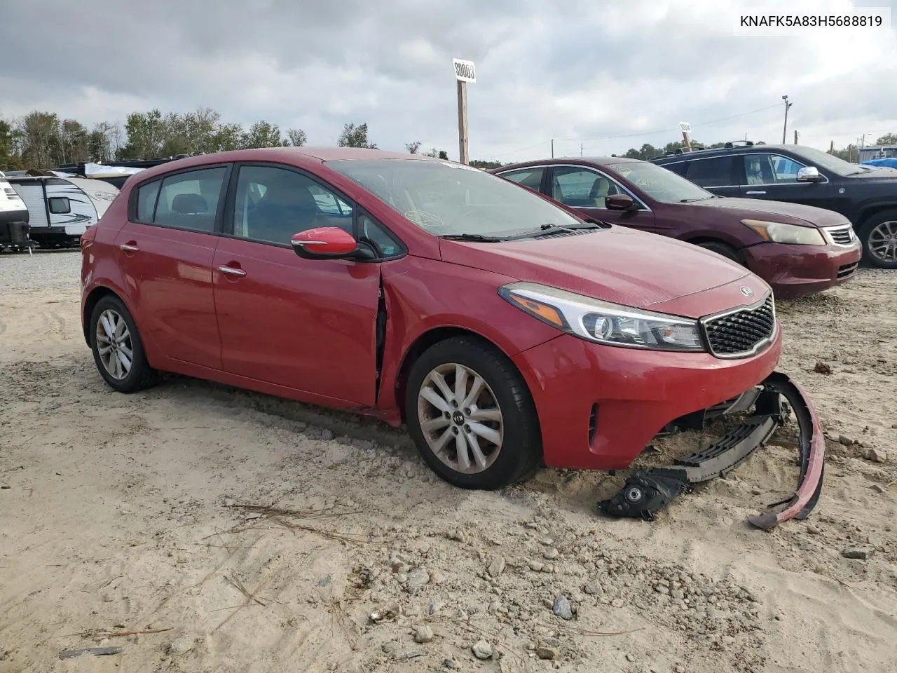 2017 Kia Forte Lx VIN: KNAFK5A83H5688819 Lot: 76443894