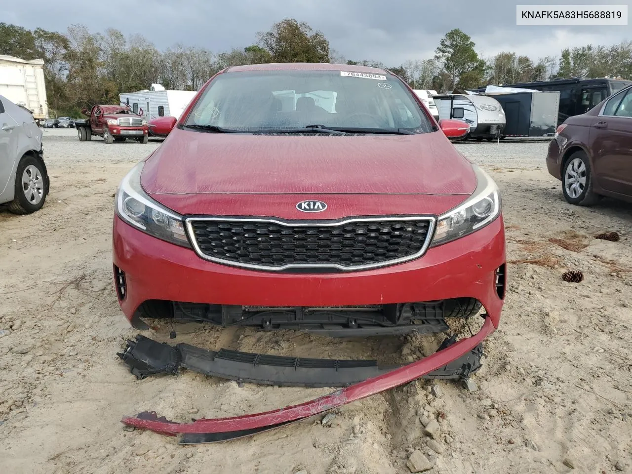 2017 Kia Forte Lx VIN: KNAFK5A83H5688819 Lot: 76443894