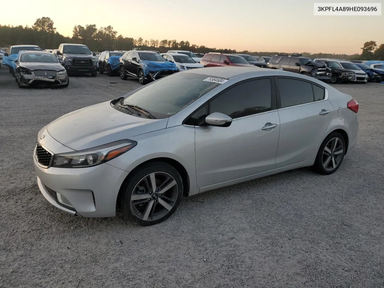 2017 Kia Forte Ex VIN: 3KPFL4A89HE093696 Lot: 76564604