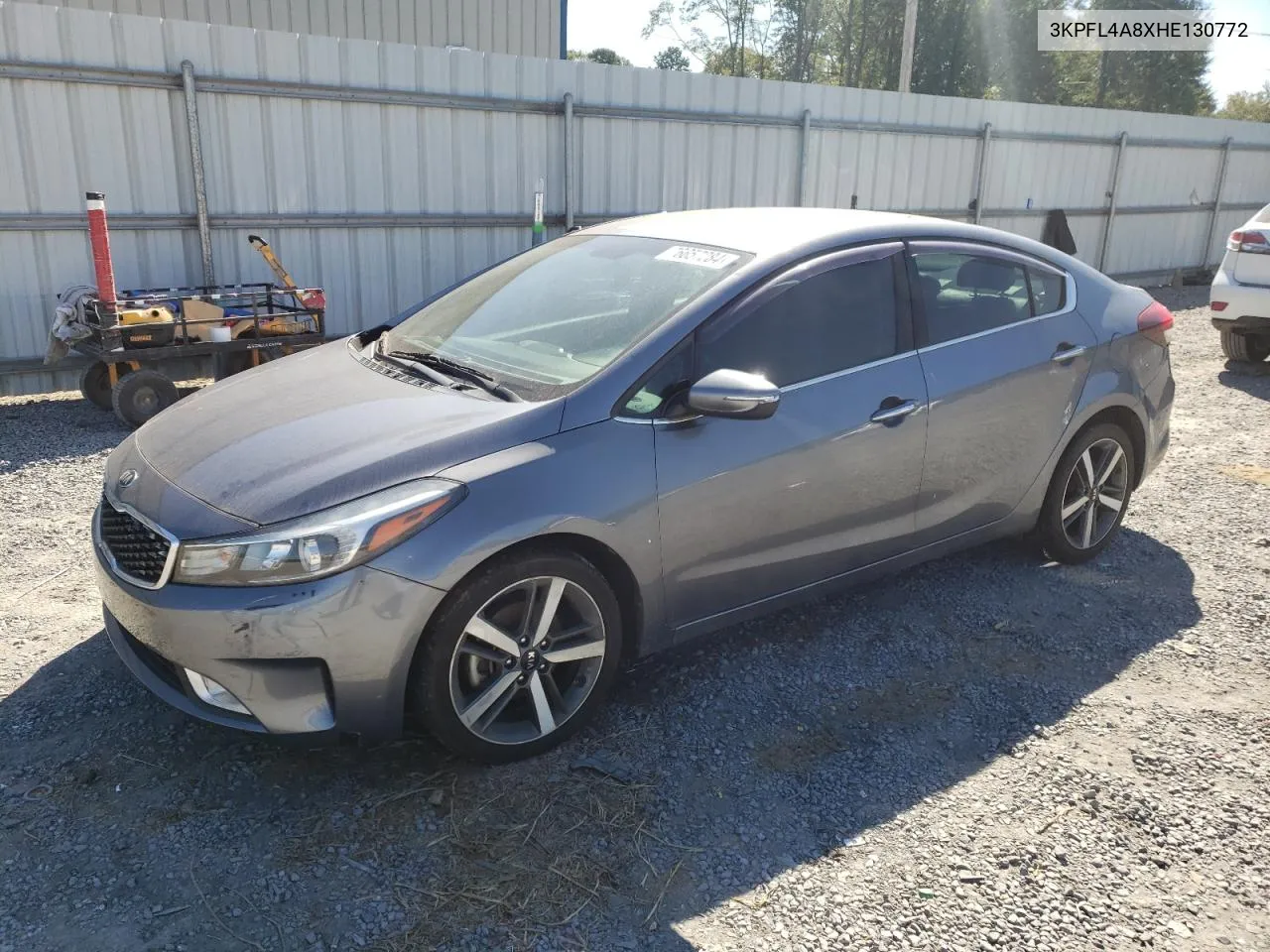 2017 Kia Forte Ex VIN: 3KPFL4A8XHE130772 Lot: 76657284