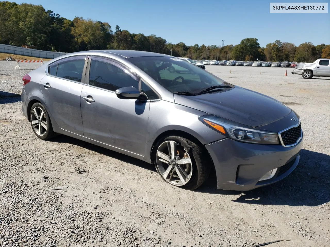 2017 Kia Forte Ex VIN: 3KPFL4A8XHE130772 Lot: 76657284