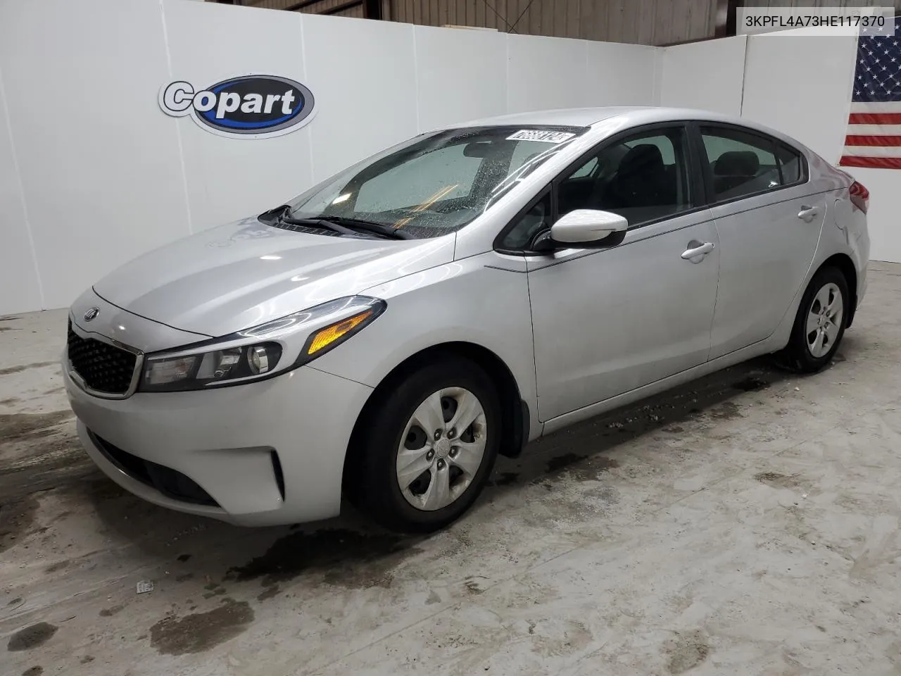 2017 Kia Forte Lx VIN: 3KPFL4A73HE117370 Lot: 76688124