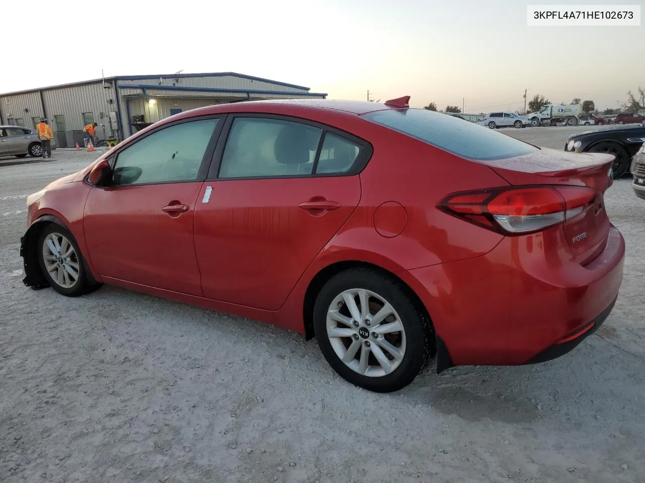 2017 Kia Forte Lx VIN: 3KPFL4A71HE102673 Lot: 76838894