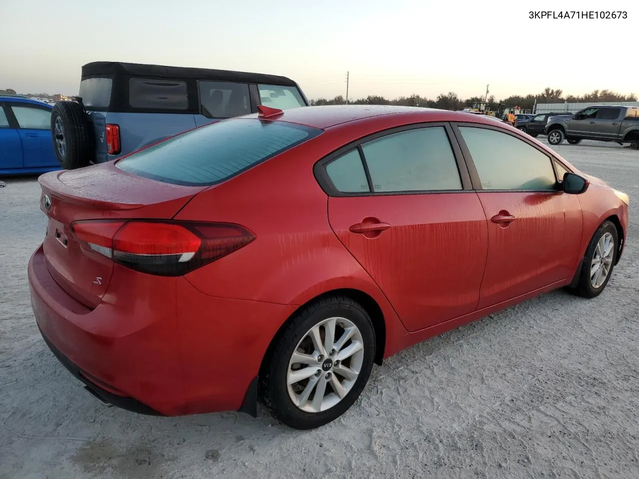 2017 Kia Forte Lx VIN: 3KPFL4A71HE102673 Lot: 76838894