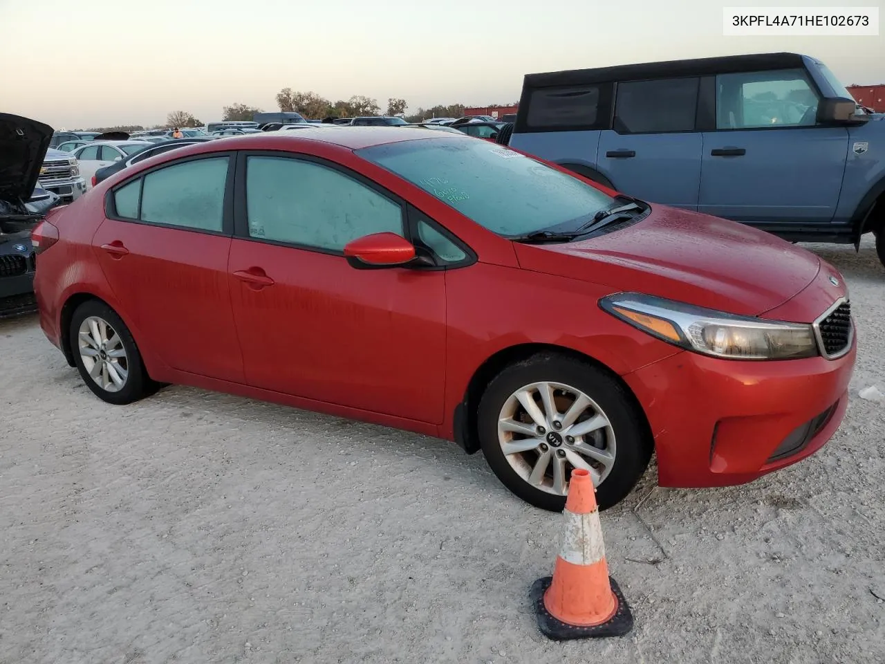 3KPFL4A71HE102673 2017 Kia Forte Lx