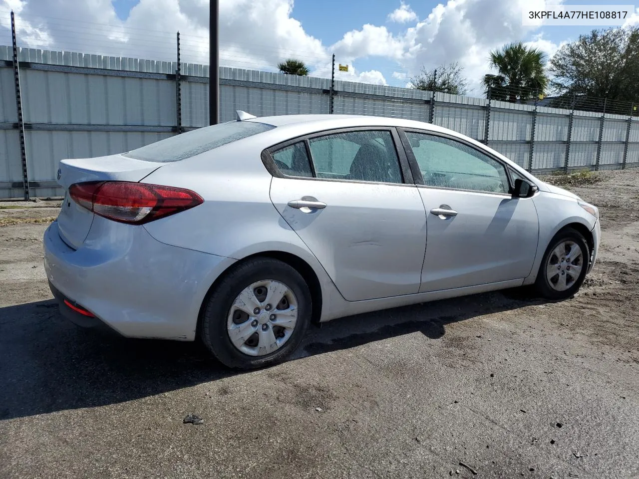 2017 Kia Forte Lx VIN: 3KPFL4A77HE108817 Lot: 76965494