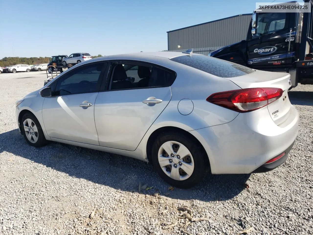 2017 Kia Forte Lx VIN: 3KPFK4A73HE094725 Lot: 76992564