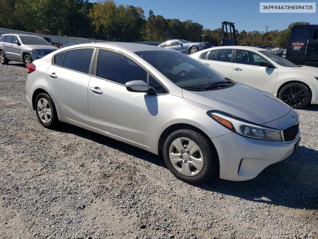 2017 Kia Forte Lx VIN: 3KPFK4A73HE094725 Lot: 76992564