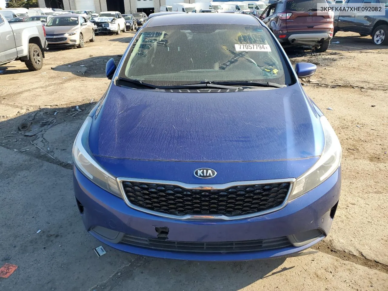 2017 Kia Forte Lx VIN: 3KPFK4A7XHE092082 Lot: 77057794