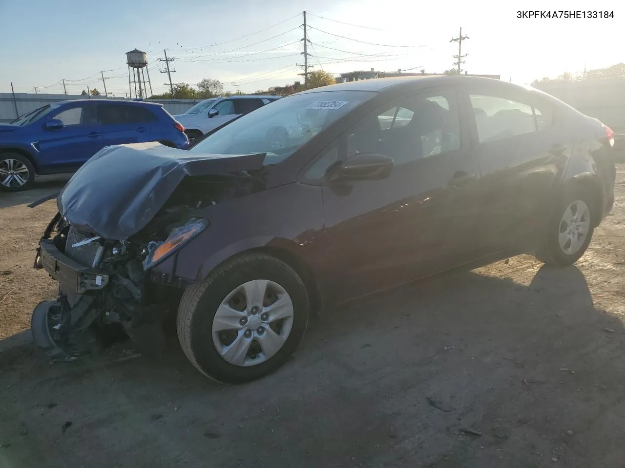 2017 Kia Forte Lx VIN: 3KPFK4A75HE133184 Lot: 77082354