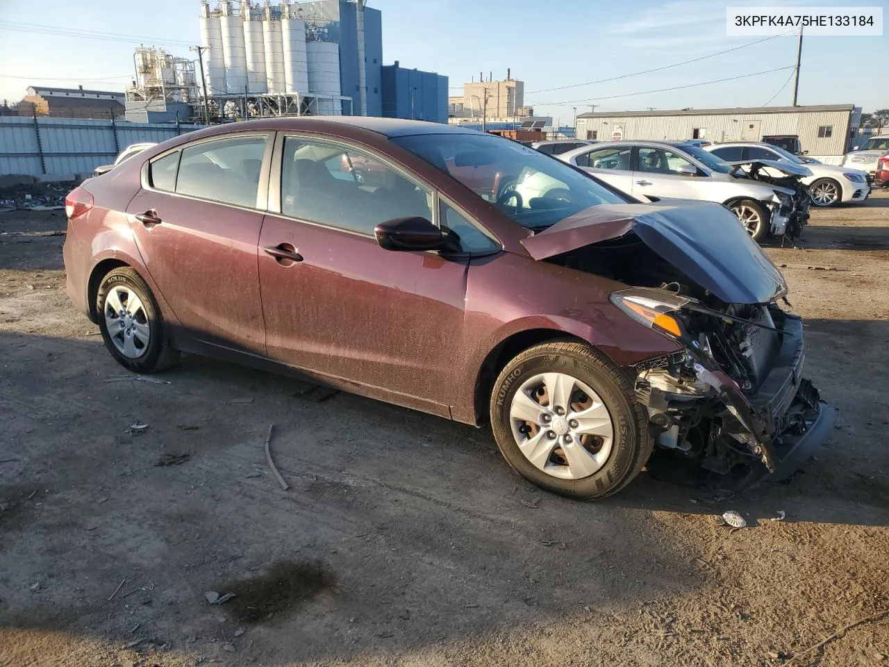 2017 Kia Forte Lx VIN: 3KPFK4A75HE133184 Lot: 77082354