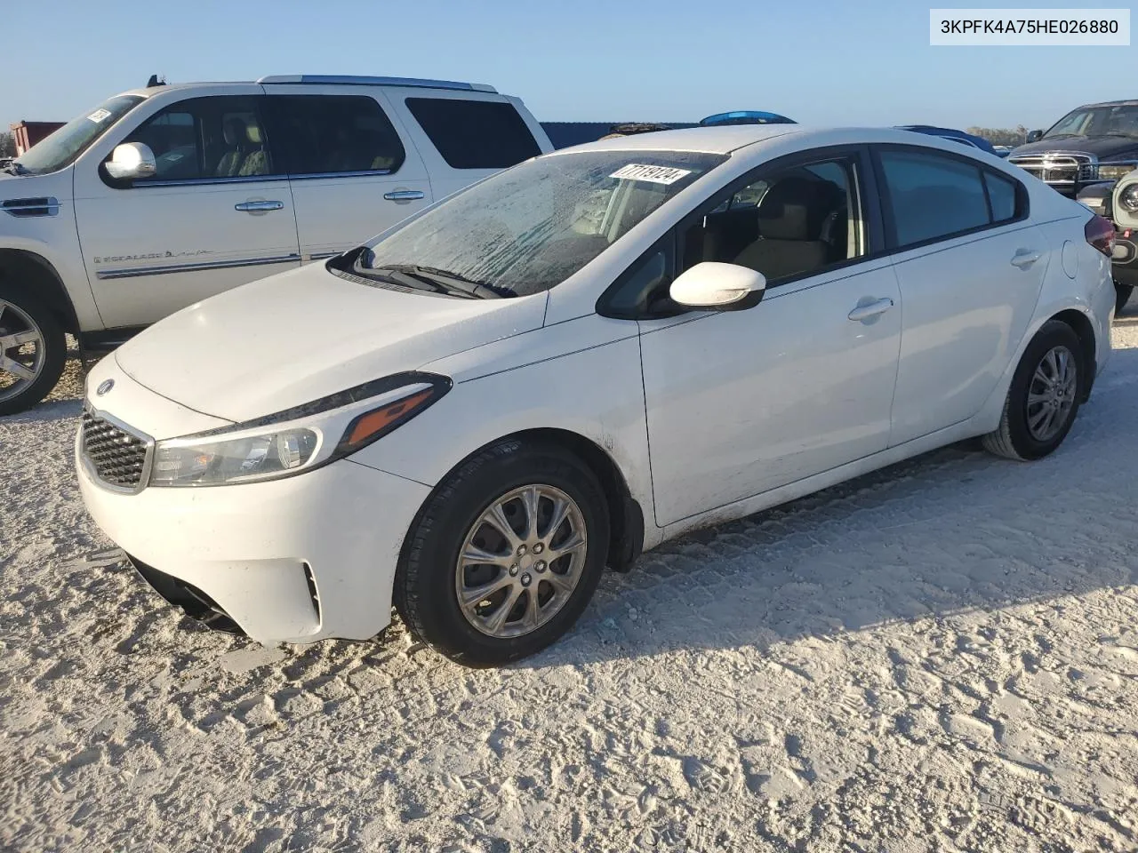 2017 Kia Forte Lx VIN: 3KPFK4A75HE026880 Lot: 77119124