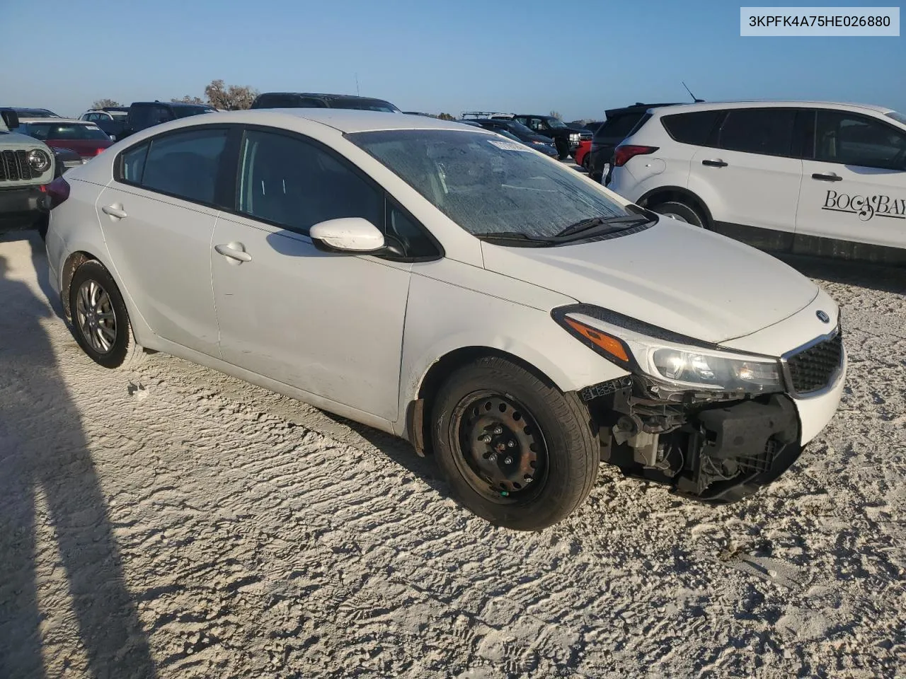 2017 Kia Forte Lx VIN: 3KPFK4A75HE026880 Lot: 77119124