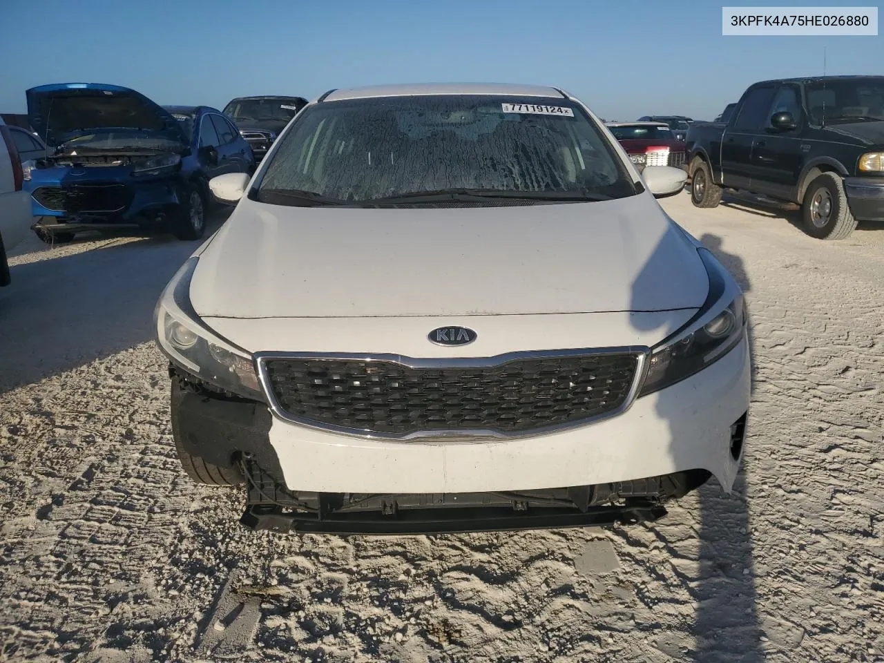 2017 Kia Forte Lx VIN: 3KPFK4A75HE026880 Lot: 77119124