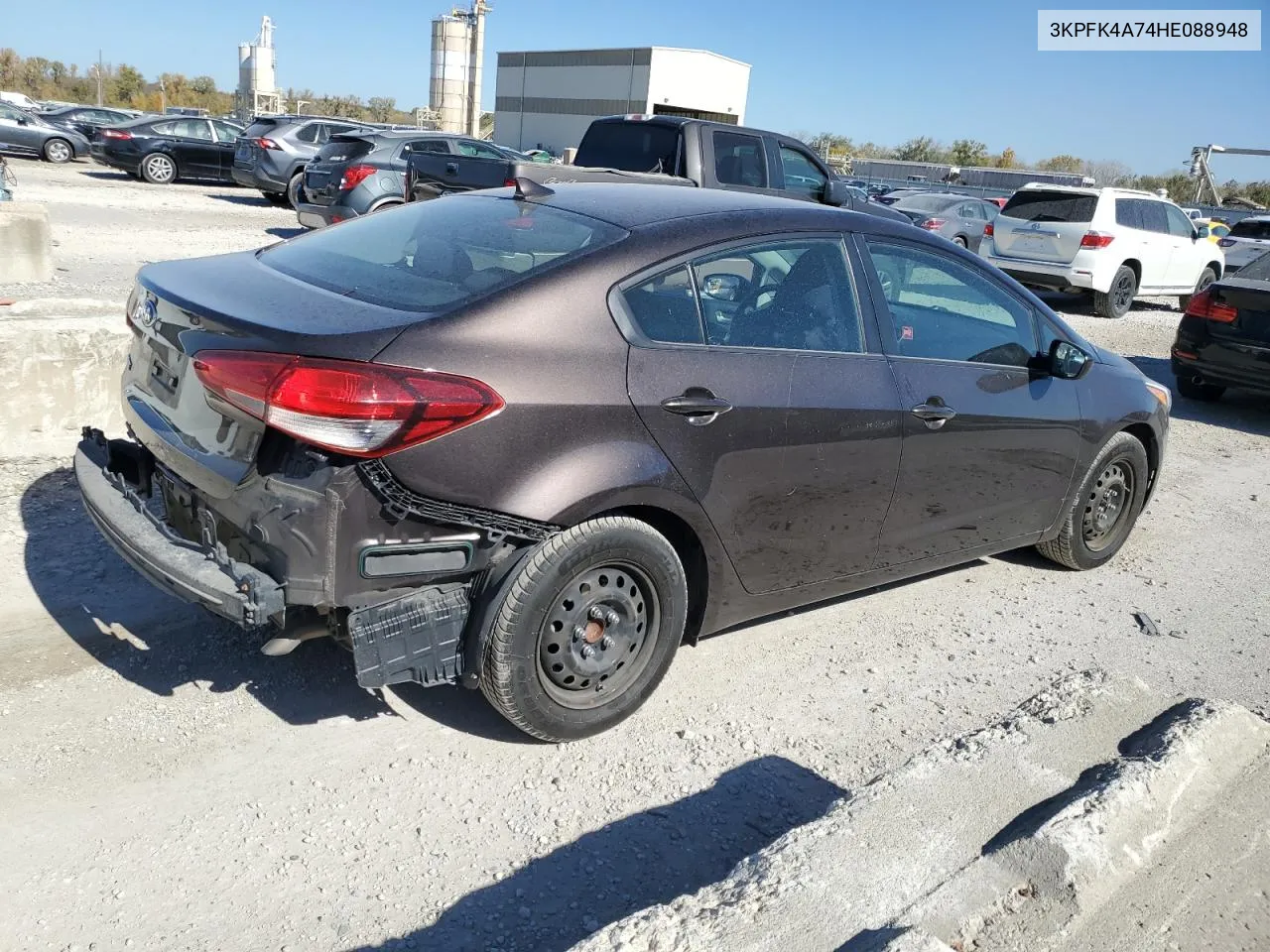 2017 Kia Forte Lx VIN: 3KPFK4A74HE088948 Lot: 77422214