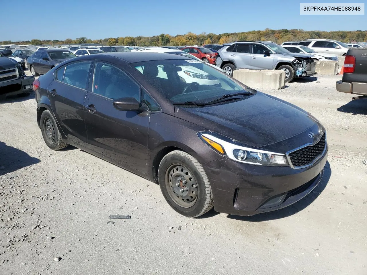 2017 Kia Forte Lx VIN: 3KPFK4A74HE088948 Lot: 77422214