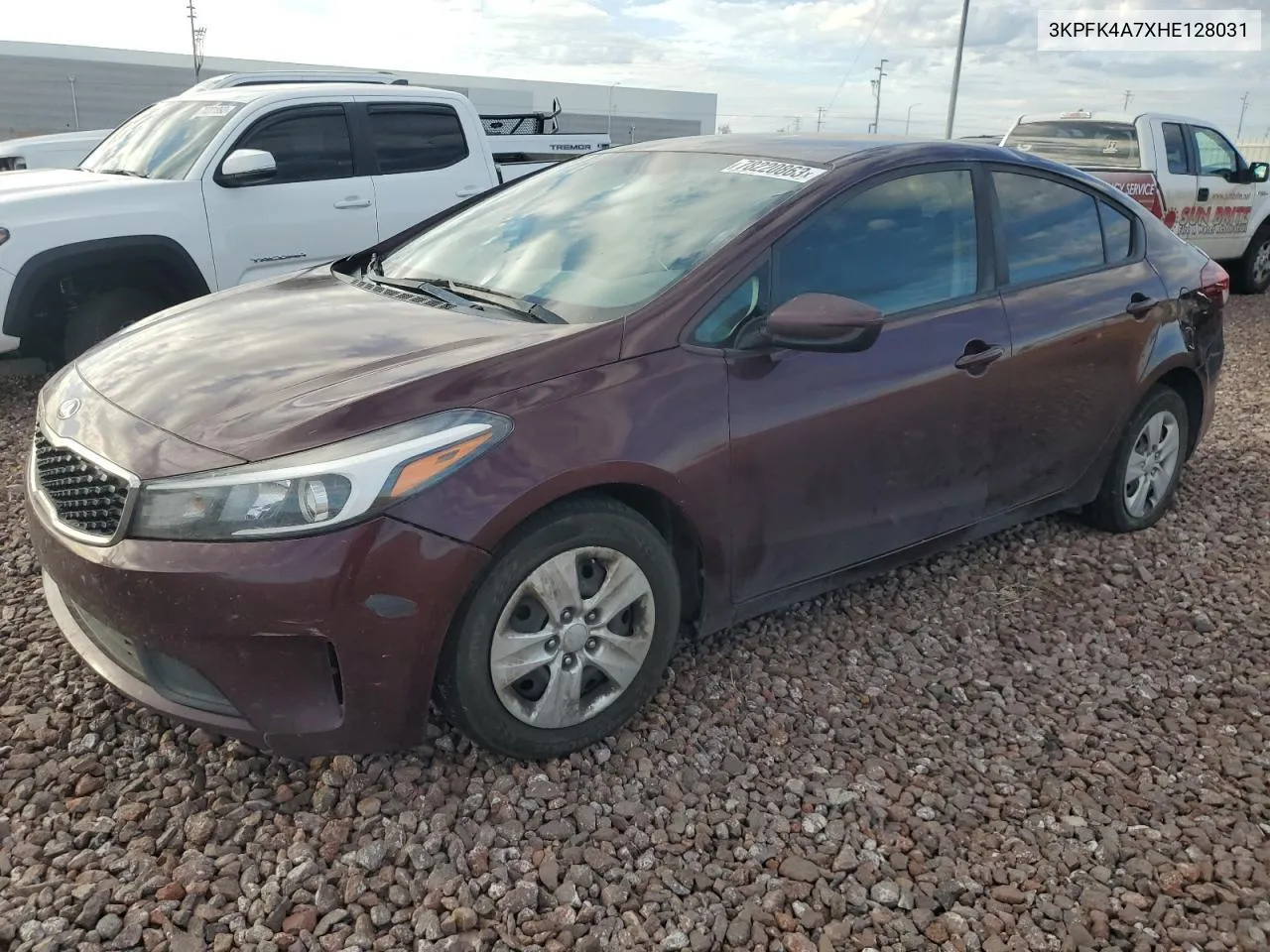 2017 Kia Forte Lx VIN: 3KPFK4A7XHE128031 Lot: 77473824