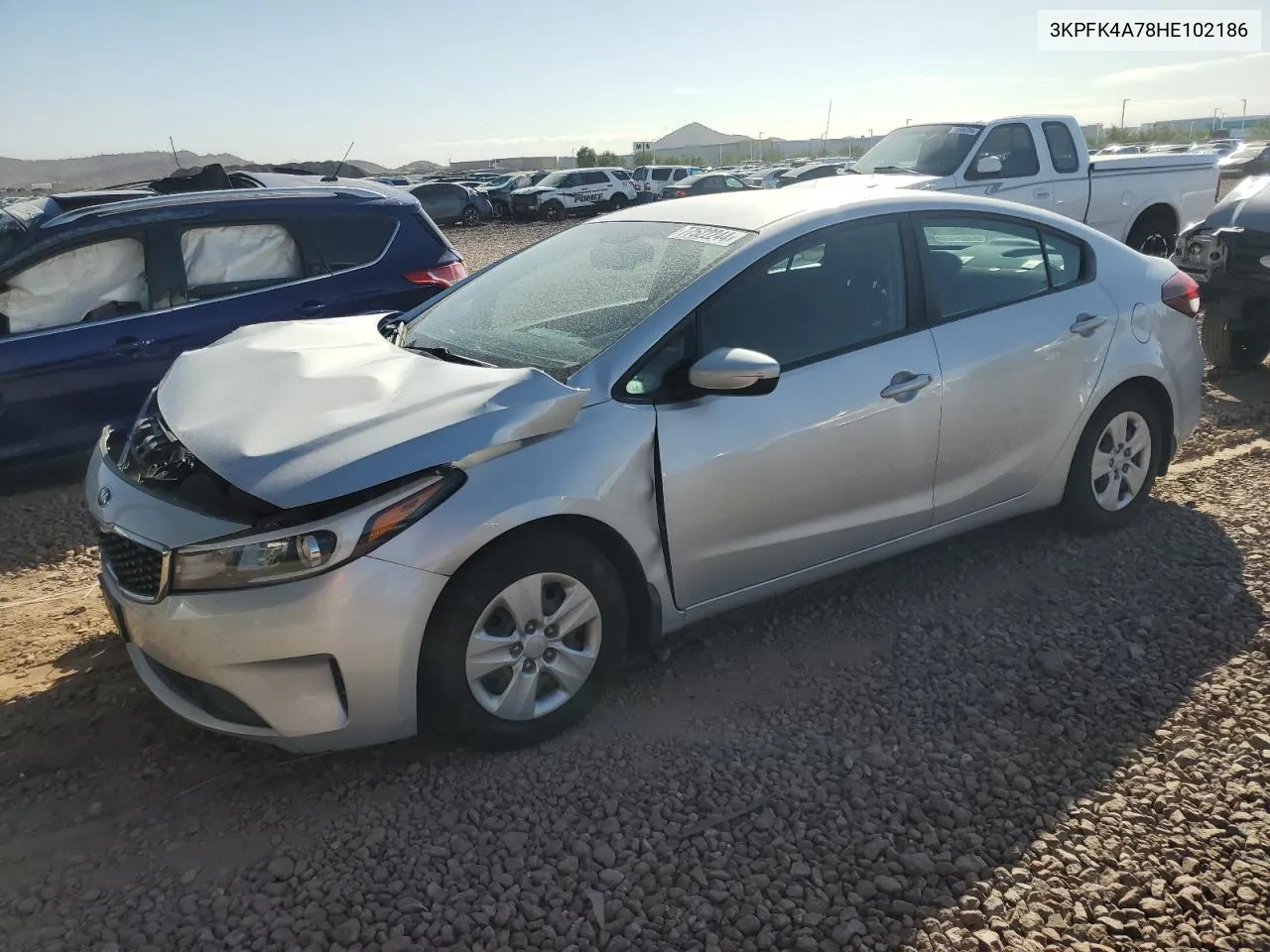 2017 Kia Forte Lx VIN: 3KPFK4A78HE102186 Lot: 77522244