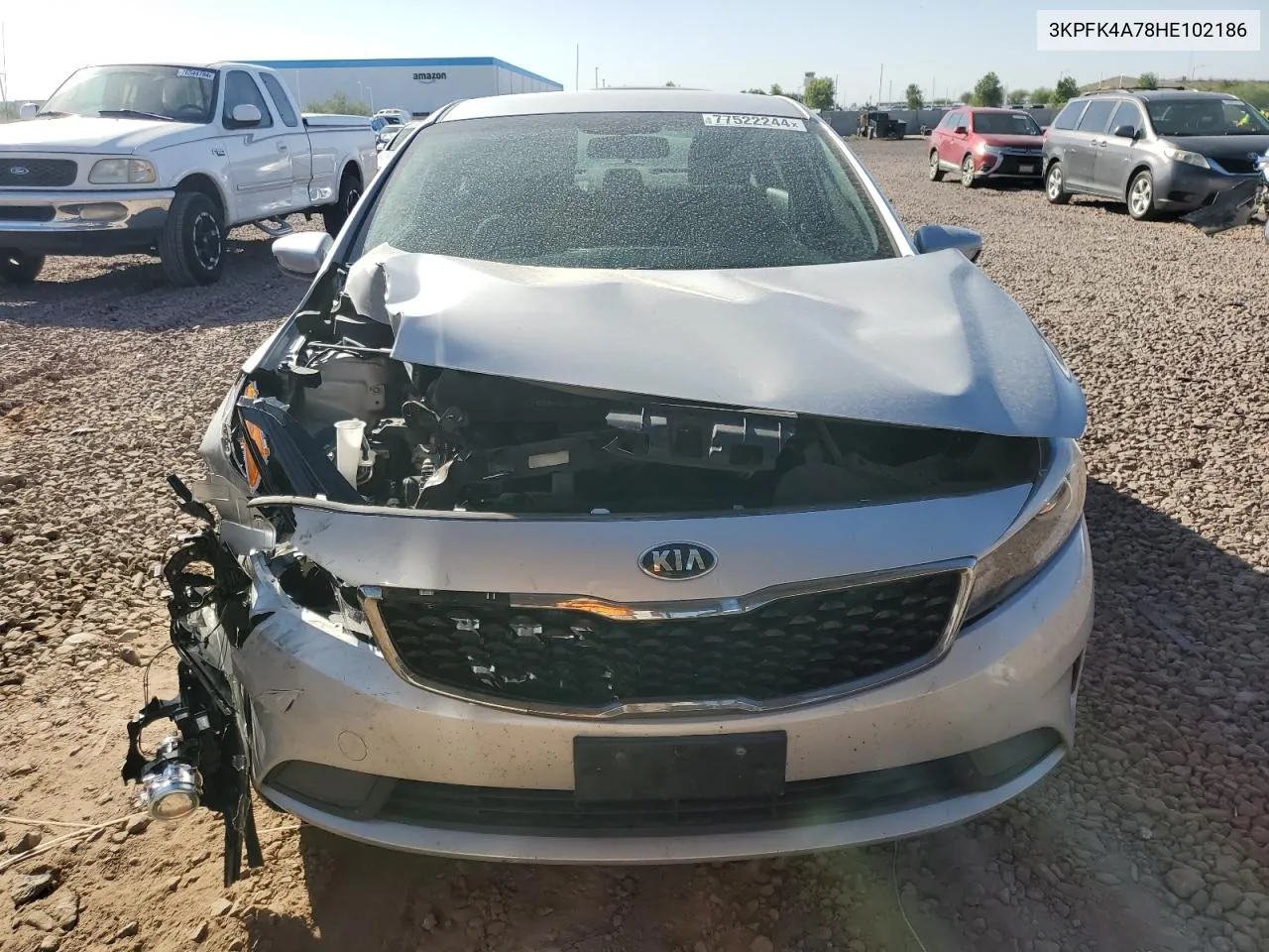 2017 Kia Forte Lx VIN: 3KPFK4A78HE102186 Lot: 77522244