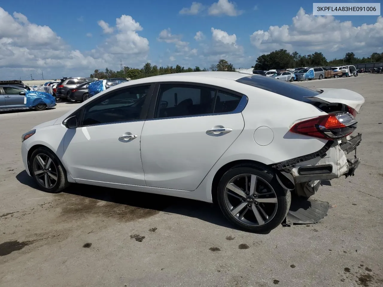 2017 Kia Forte Ex VIN: 3KPFL4A83HE091006 Lot: 77530224