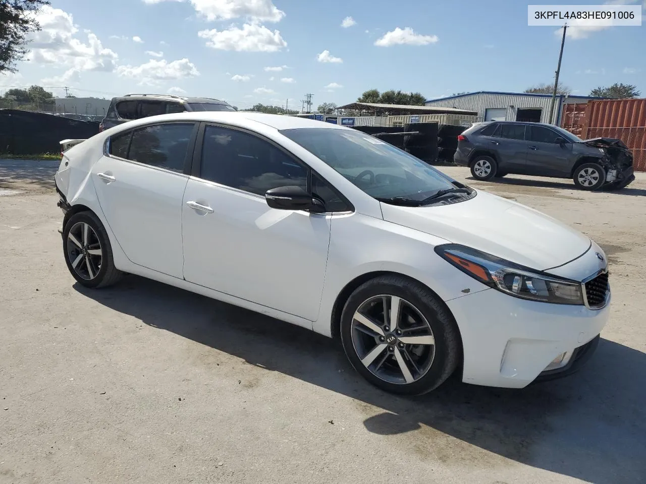 2017 Kia Forte Ex VIN: 3KPFL4A83HE091006 Lot: 77530224