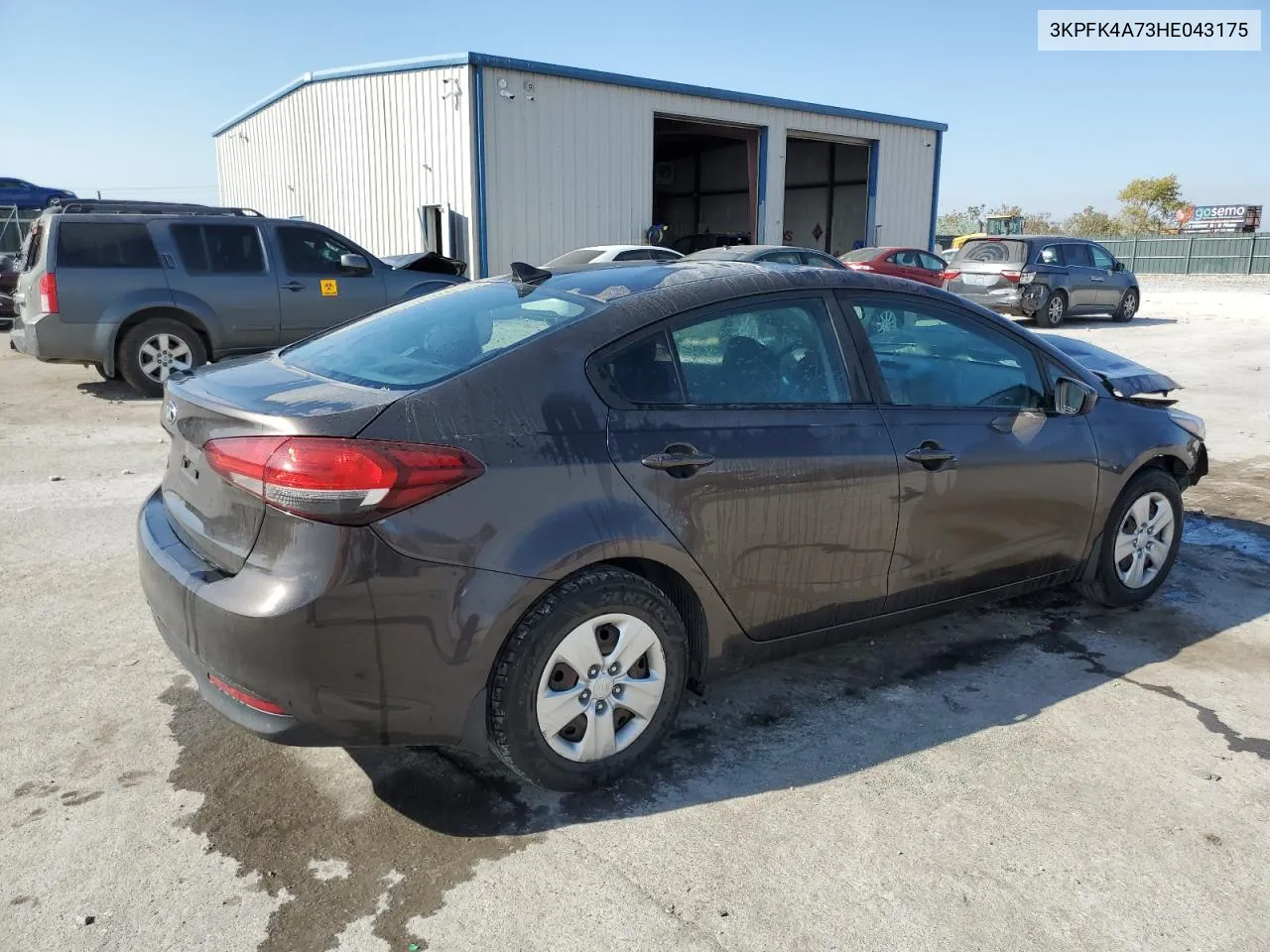 2017 Kia Forte Lx VIN: 3KPFK4A73HE043175 Lot: 77670374