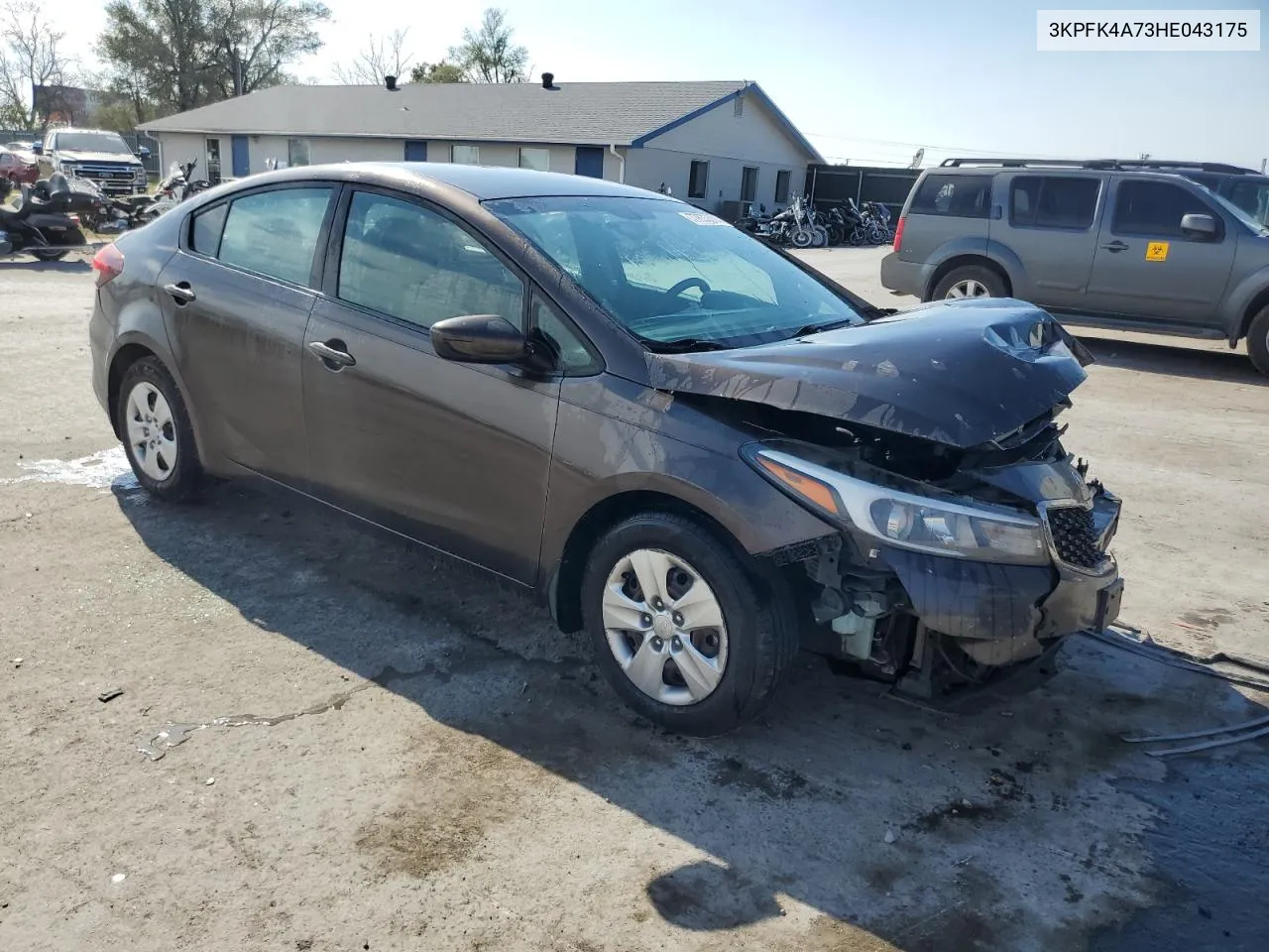 2017 Kia Forte Lx VIN: 3KPFK4A73HE043175 Lot: 77670374