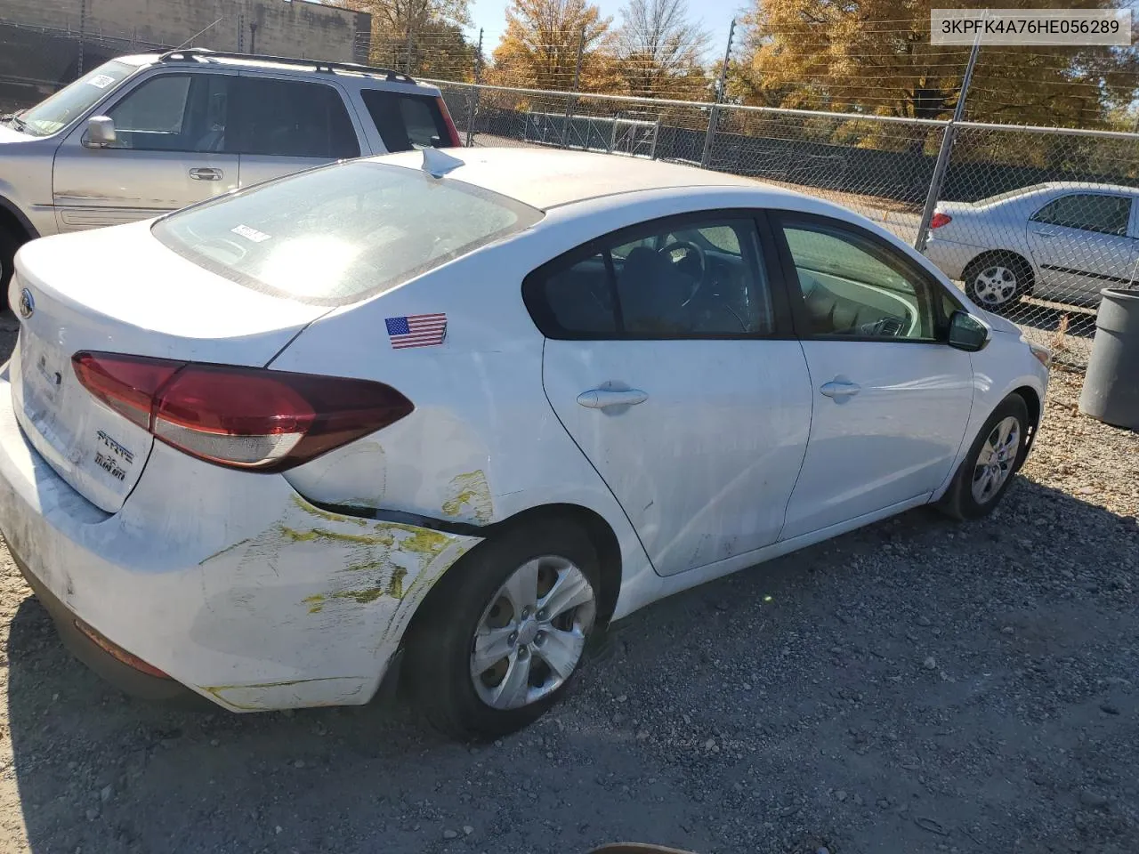 2017 Kia Forte Lx VIN: 3KPFK4A76HE056289 Lot: 77789864