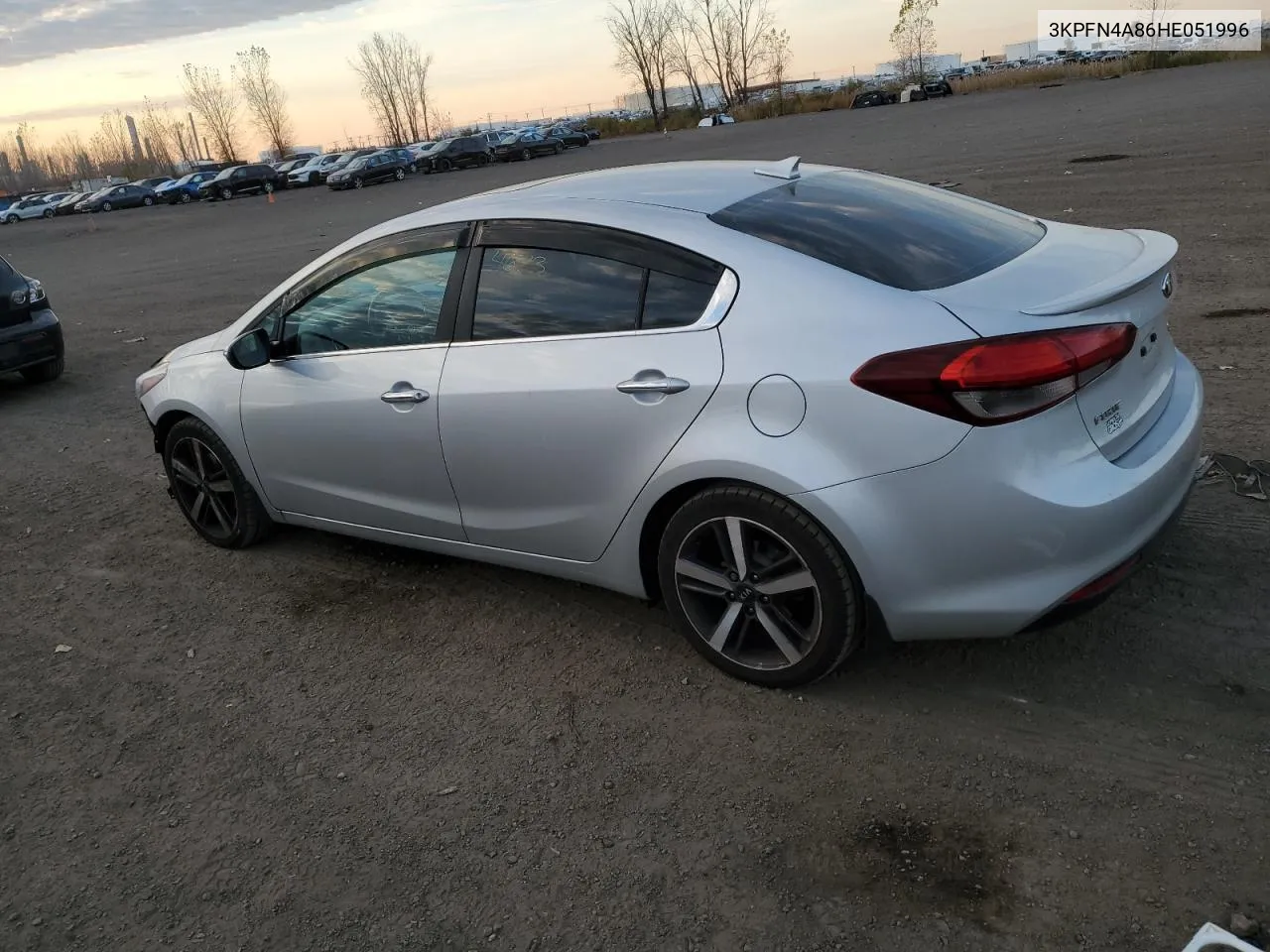 2017 Kia Forte Ex VIN: 3KPFN4A86HE051996 Lot: 77944264