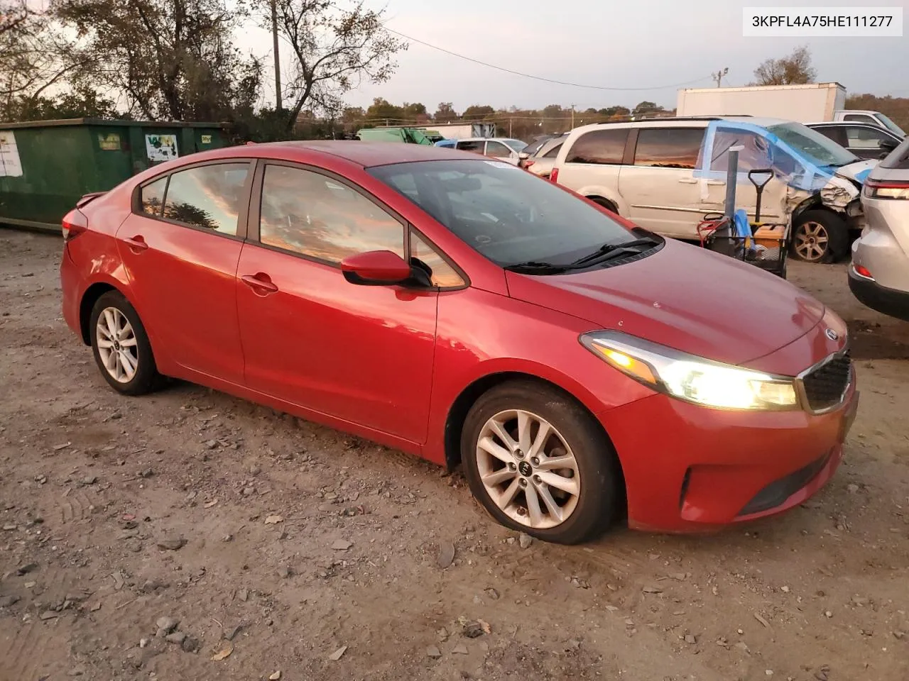 2017 Kia Forte Lx VIN: 3KPFL4A75HE111277 Lot: 78191174