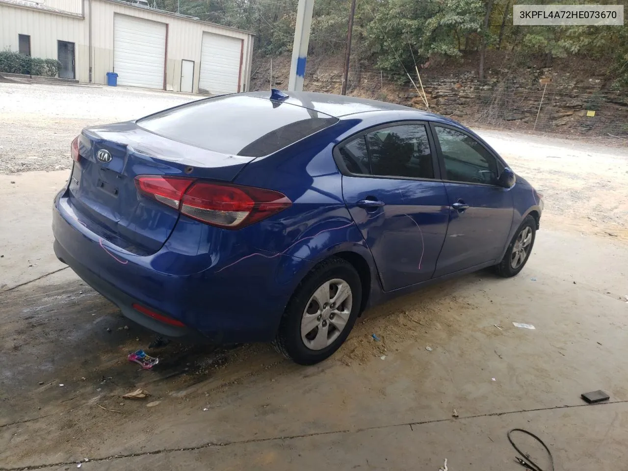 2017 Kia Forte Lx VIN: 3KPFL4A72HE073670 Lot: 78244694