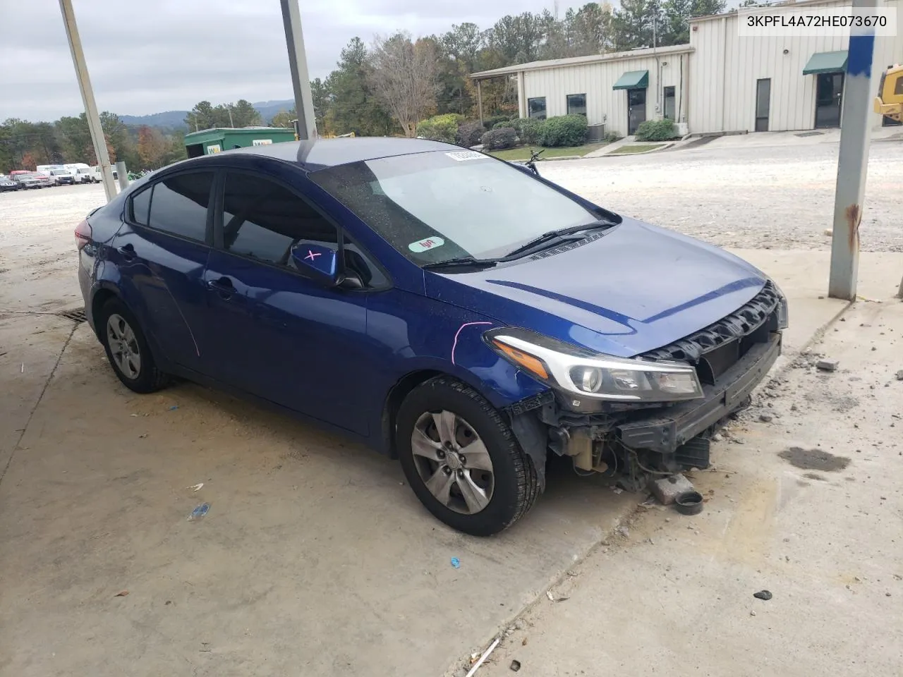 2017 Kia Forte Lx VIN: 3KPFL4A72HE073670 Lot: 78244694