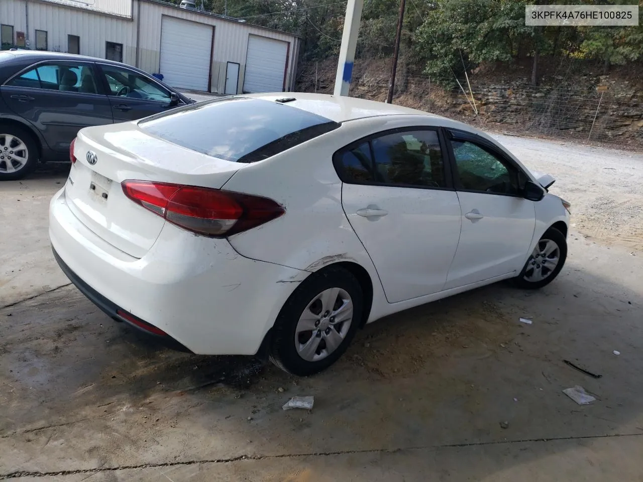 2017 Kia Forte Lx VIN: 3KPFK4A76HE100825 Lot: 78348904