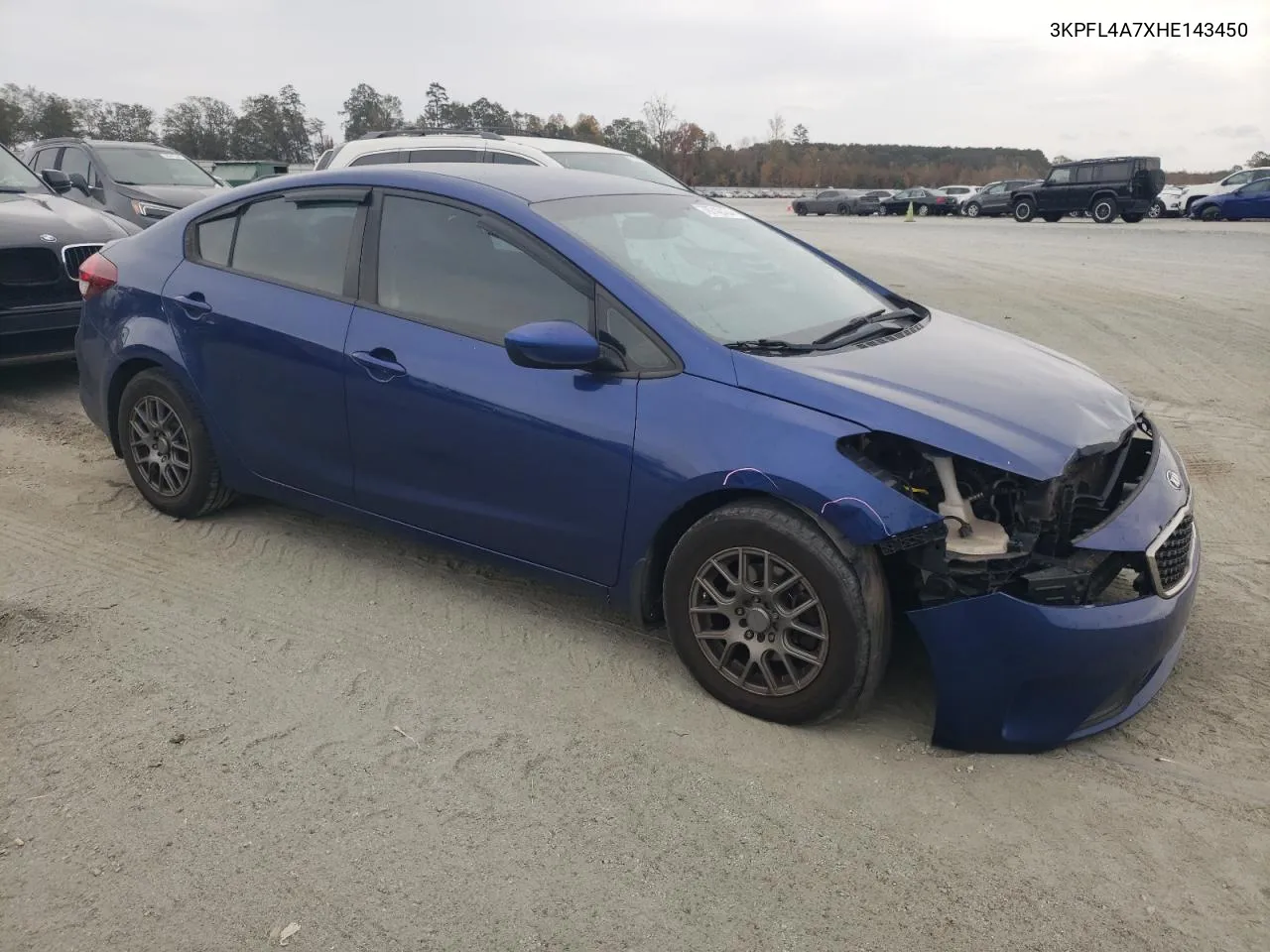 2017 Kia Forte Lx VIN: 3KPFL4A7XHE143450 Lot: 78742434