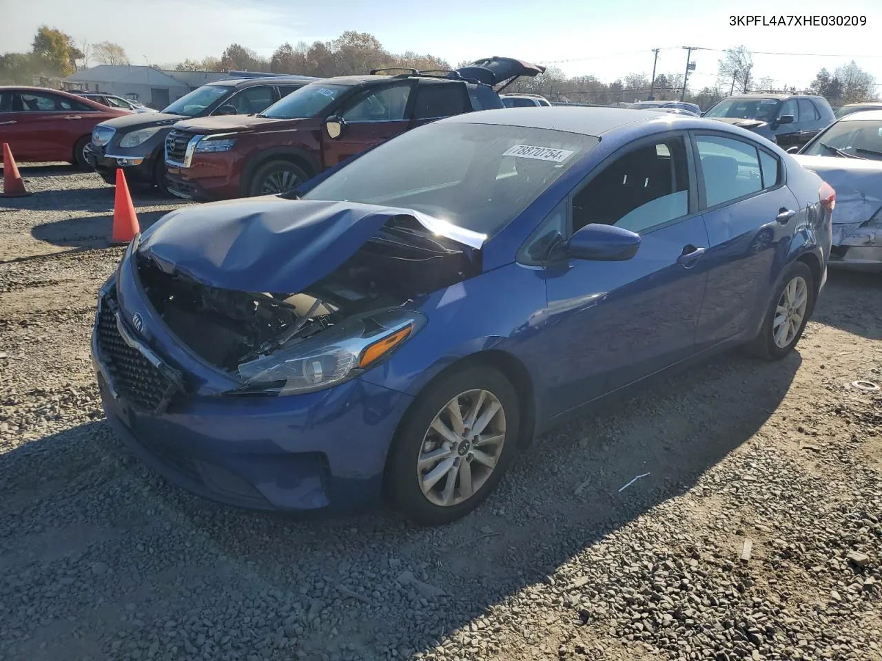 2017 Kia Forte Lx VIN: 3KPFL4A7XHE030209 Lot: 78870754