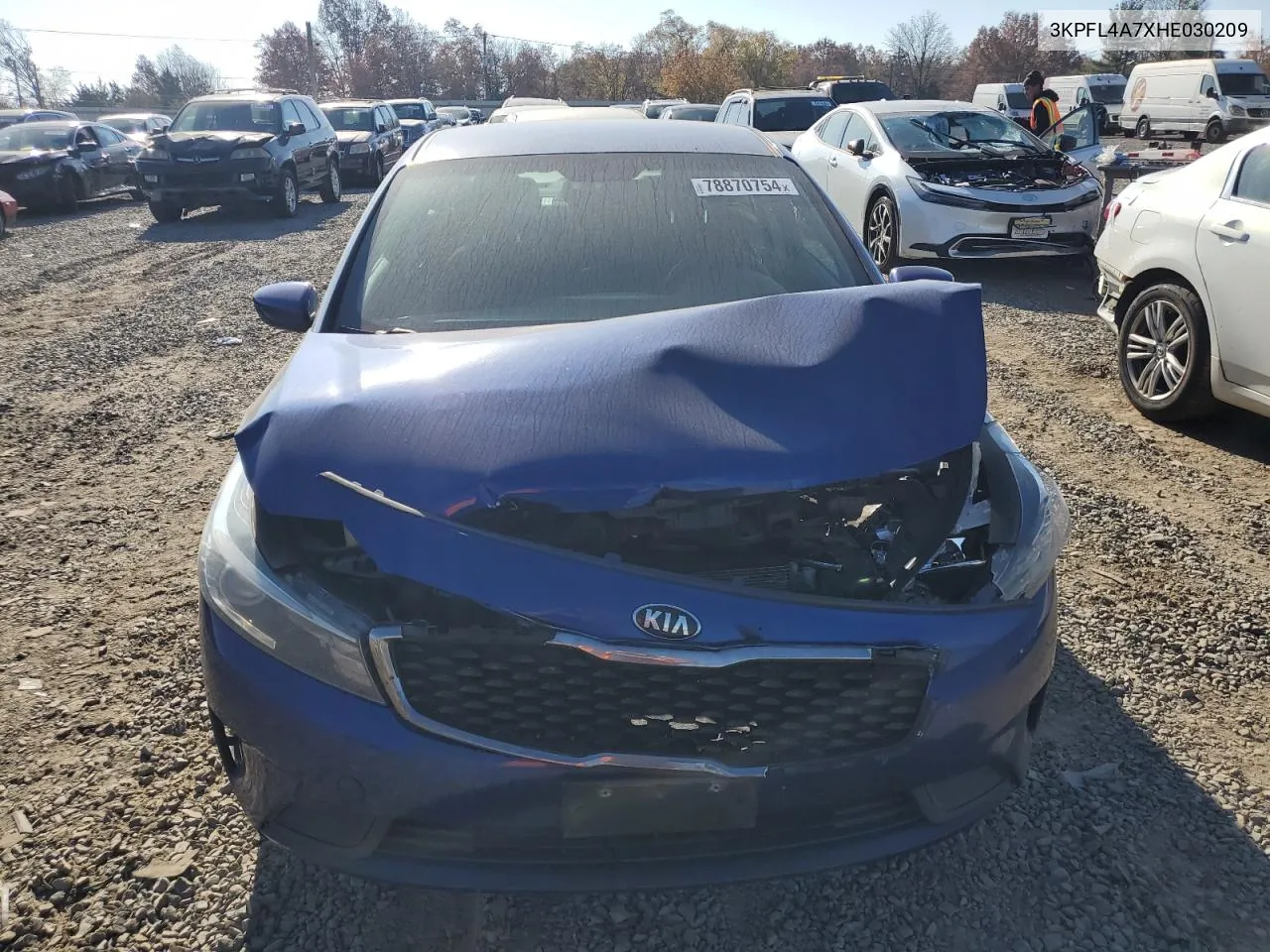 2017 Kia Forte Lx VIN: 3KPFL4A7XHE030209 Lot: 78870754