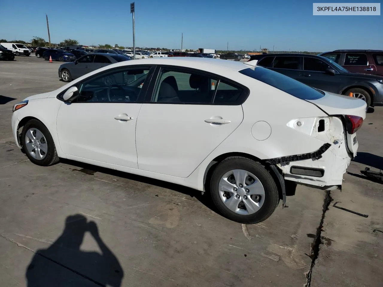 2017 Kia Forte Lx VIN: 3KPFL4A75HE138818 Lot: 79222494