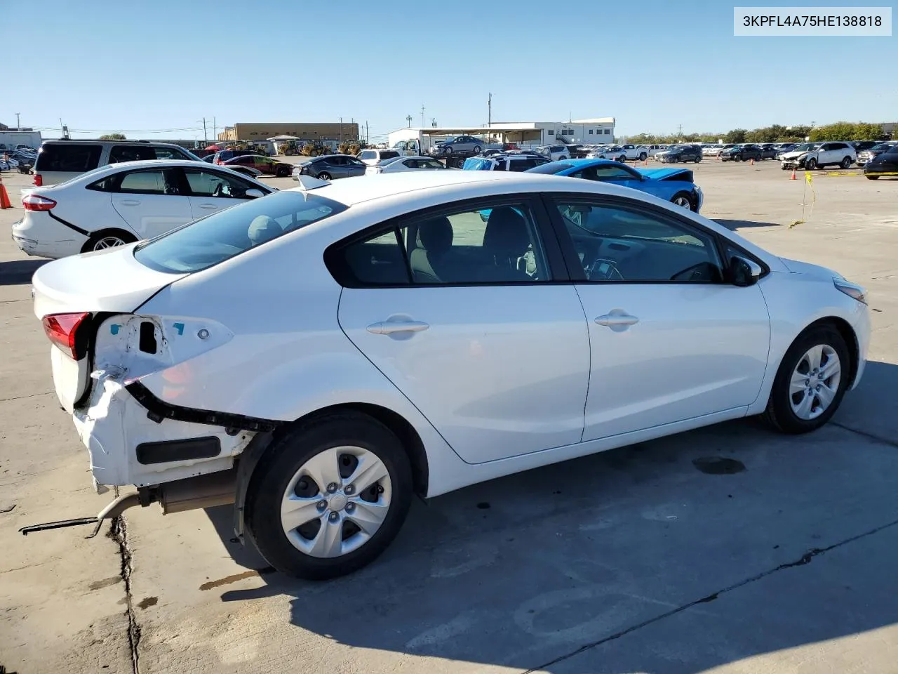 2017 Kia Forte Lx VIN: 3KPFL4A75HE138818 Lot: 79222494