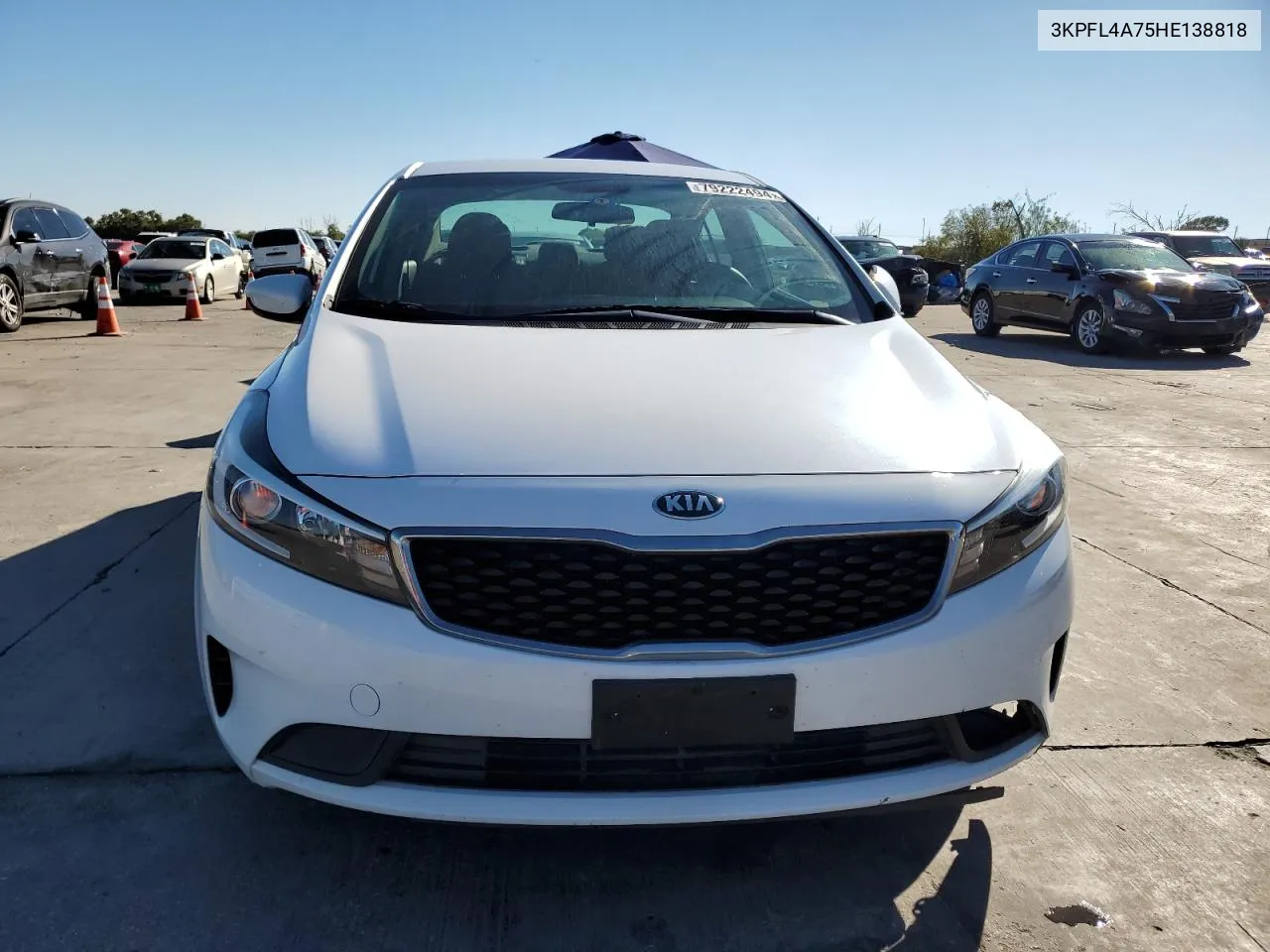 2017 Kia Forte Lx VIN: 3KPFL4A75HE138818 Lot: 79222494