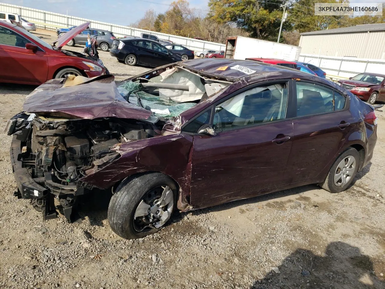 2017 Kia Forte Lx VIN: 3KPFL4A73HE160686 Lot: 79682164