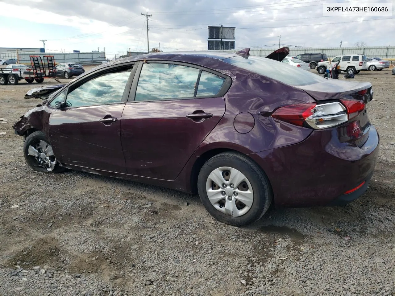 2017 Kia Forte Lx VIN: 3KPFL4A73HE160686 Lot: 79682164