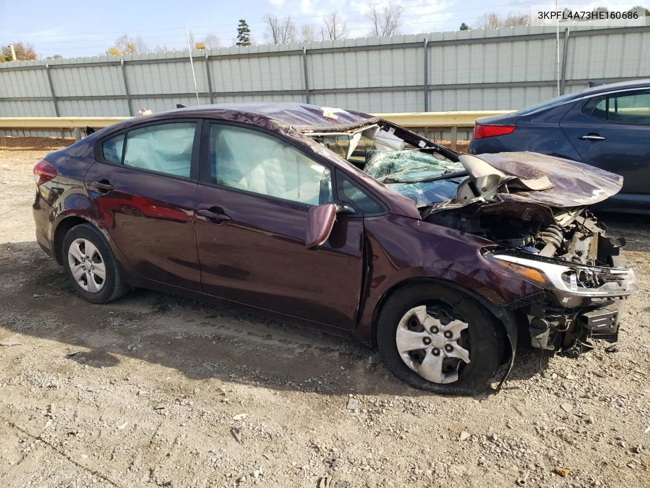 2017 Kia Forte Lx VIN: 3KPFL4A73HE160686 Lot: 79682164