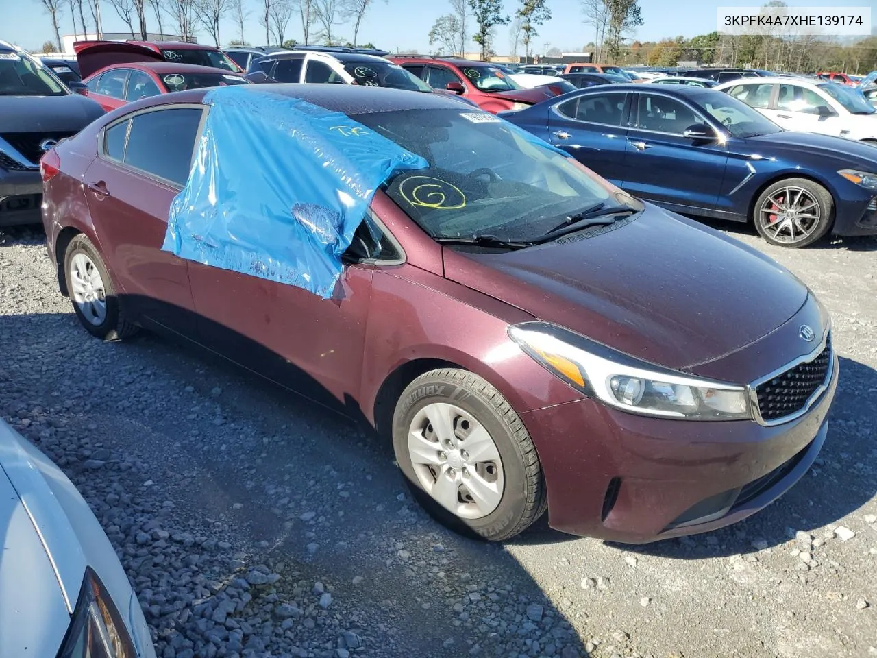 2017 Kia Forte Lx VIN: 3KPFK4A7XHE139174 Lot: 79819694