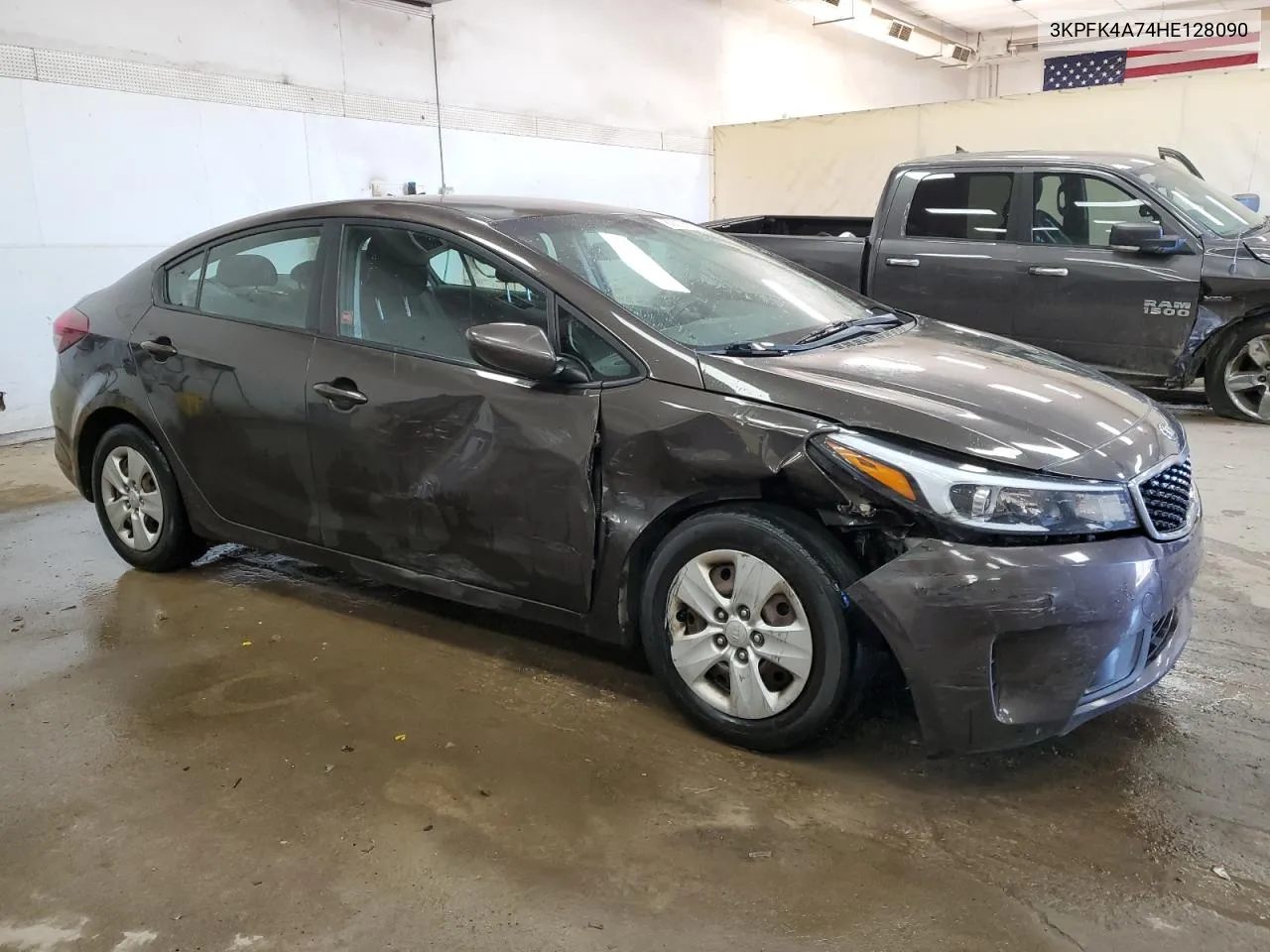 2017 Kia Forte Lx VIN: 3KPFK4A74HE128090 Lot: 80011614