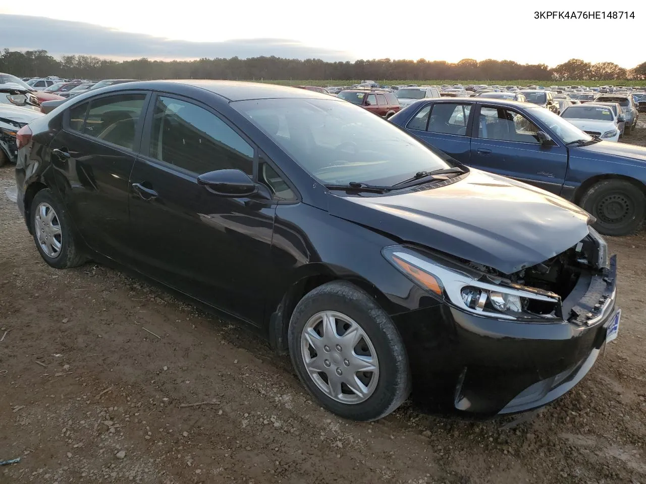 2017 Kia Forte Lx VIN: 3KPFK4A76HE148714 Lot: 80040344